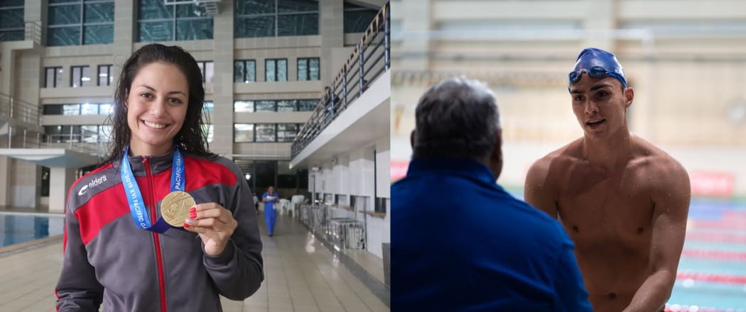 Emma Terebo and Brandon Schuster were named athletes of the 2019 Pacific Games.