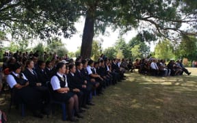 Students at Turakina Maori Girls' School.