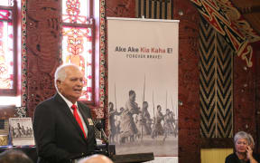 Sir Wira Gardiner, Te Papaiouru marae 2019.