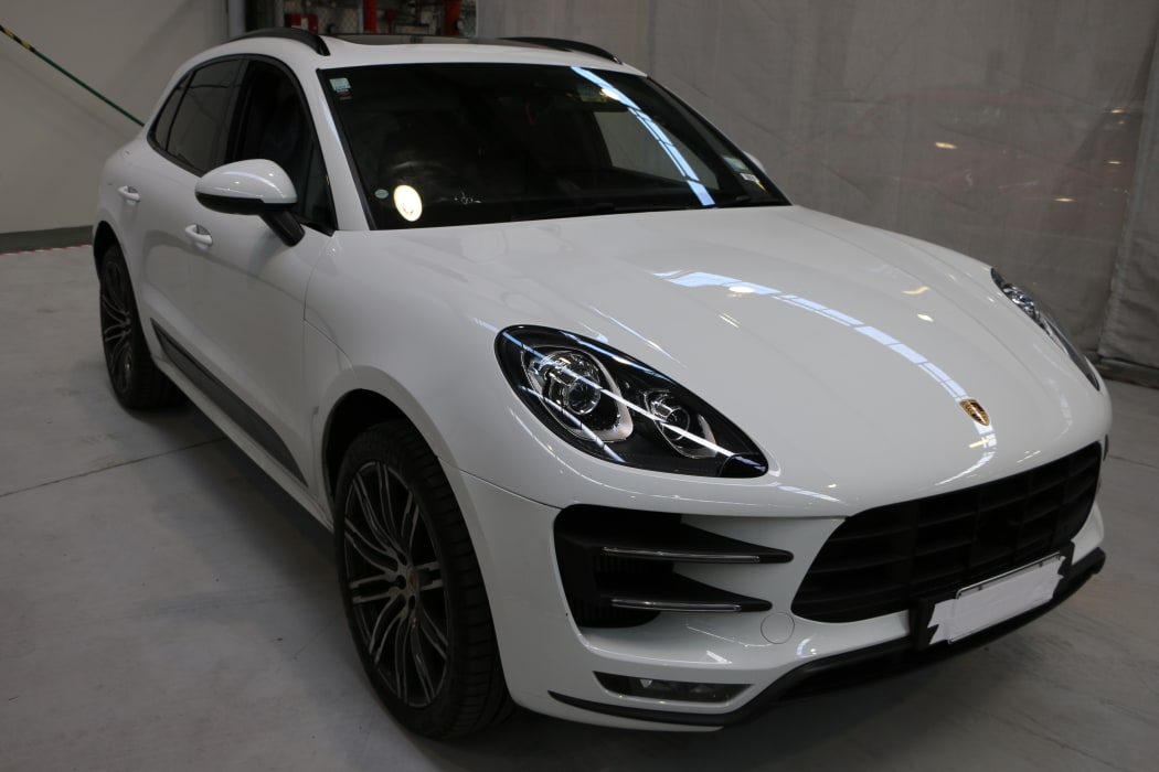 Porsche seized in the drug bust.