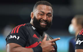 George Bower.
Crusaders v Hurricanes. Super Rugby Pacific Round One. Forsyth Barr Stadium, Dunedin. New Zealand. Saturday 19 February 2022. Â© Copyright photo: Martin Hunter / www.photosport.nz