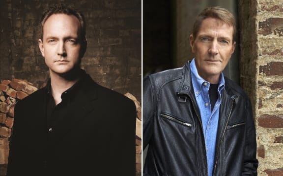 Andrew Child (left) will take over writing the Jack Reacher books from older brother Lee.