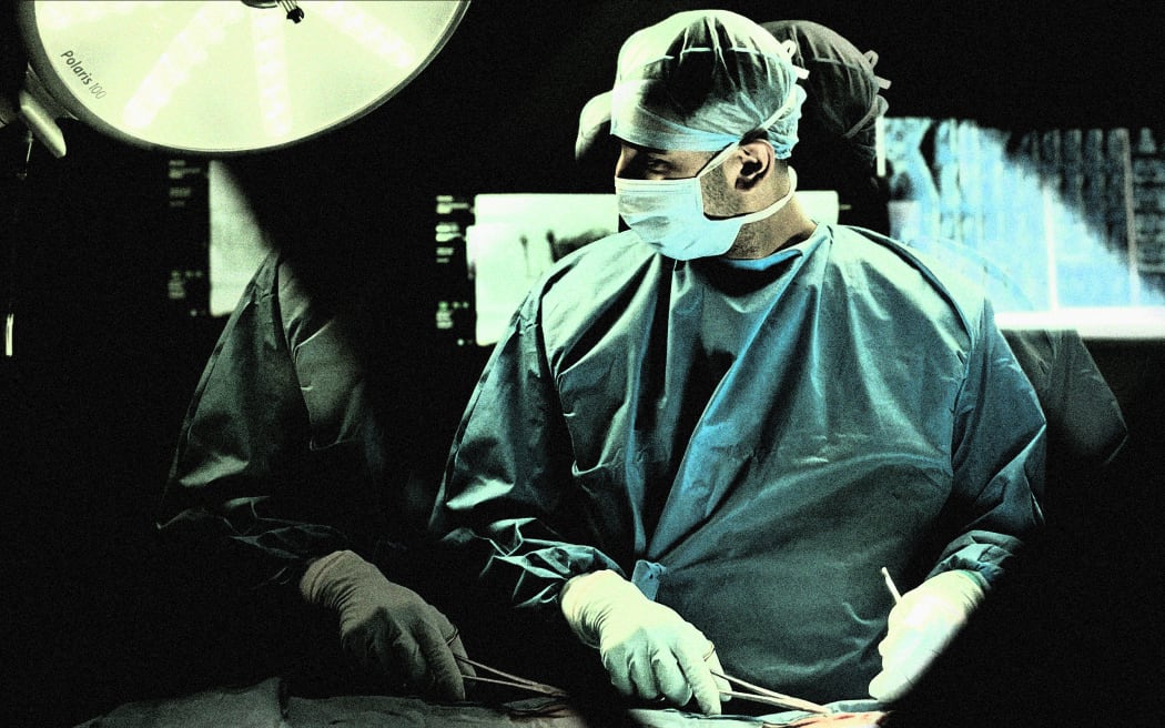 Surgeon operating