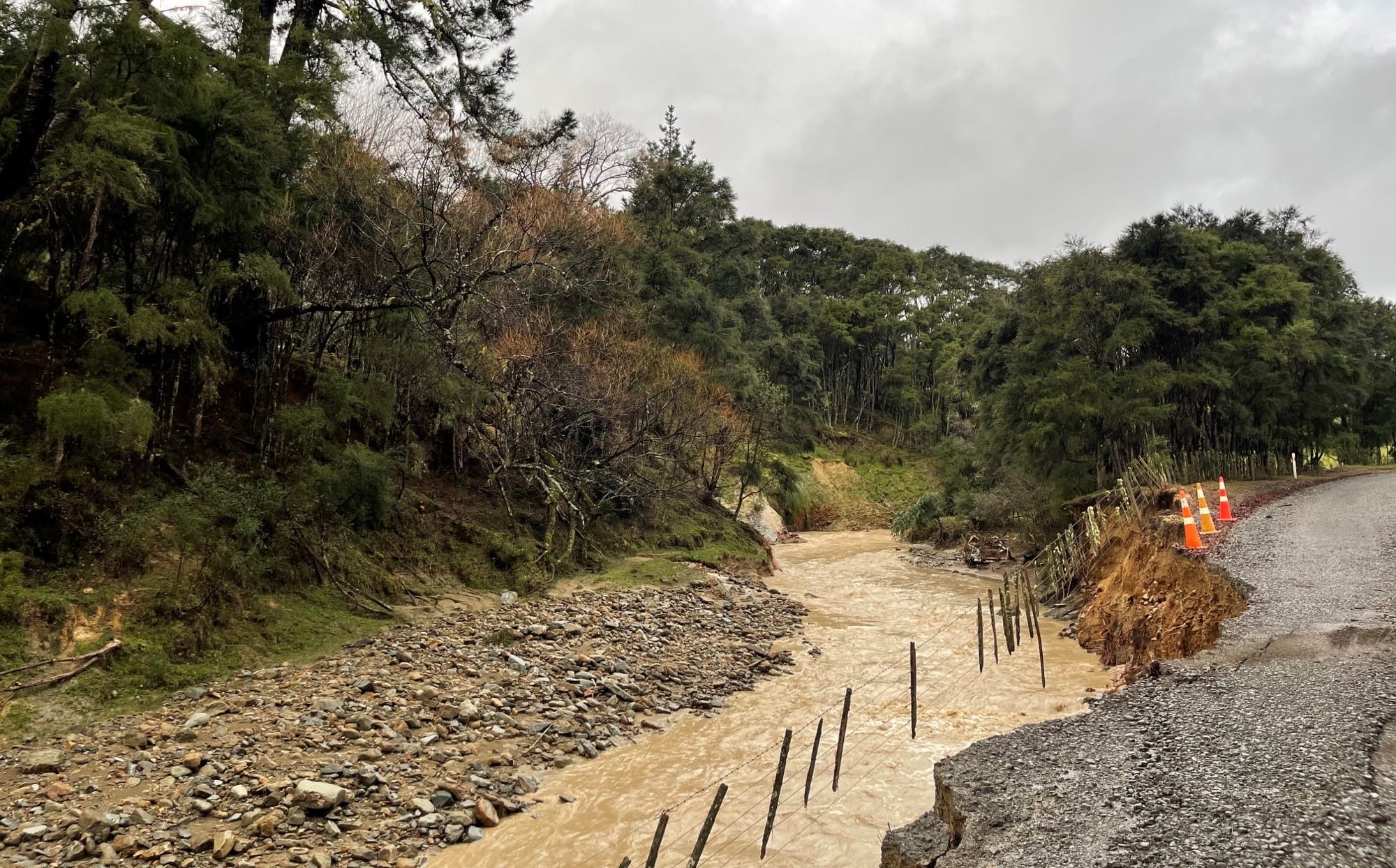 Waipiro Bay on Kopuaroa Road and Milroy Road.