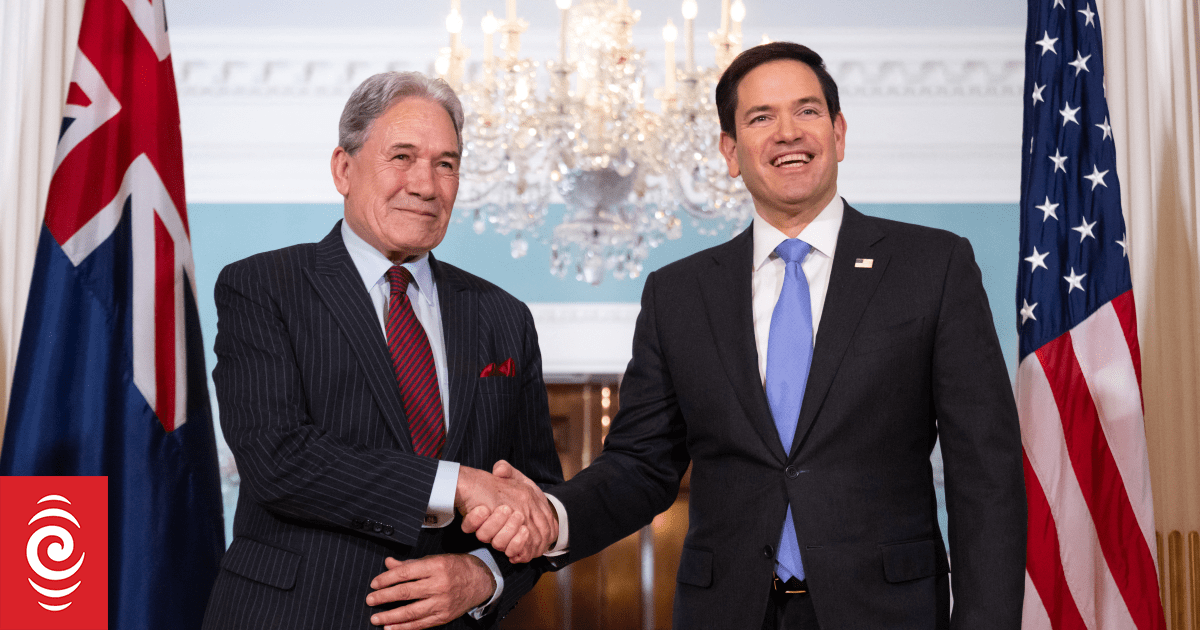 Winston Peters to meet with Marco Rubio this week