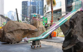 Rocks On Wheels sculpture park playground - Melbourne
