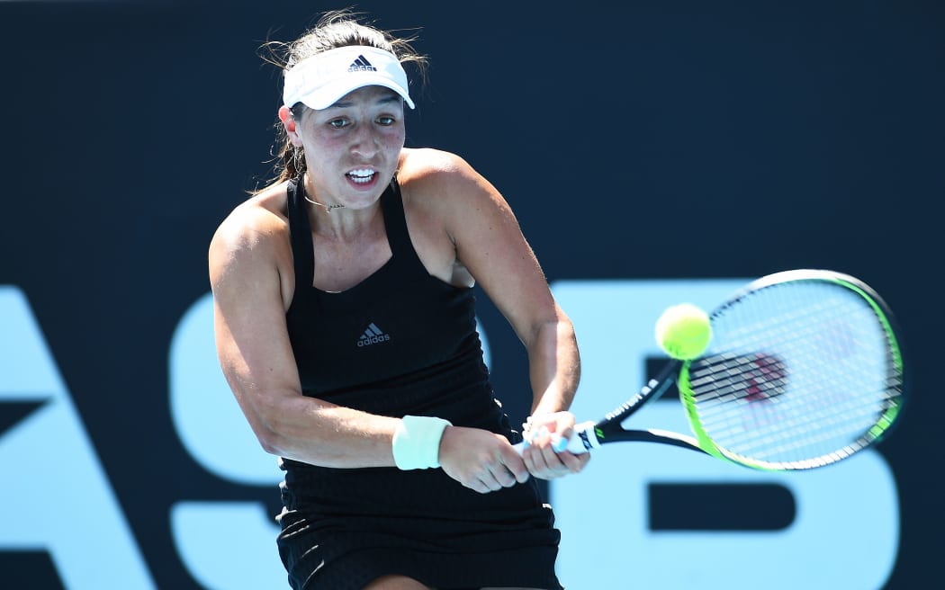 Jessica Pegula from the United States at the ASB Classic.