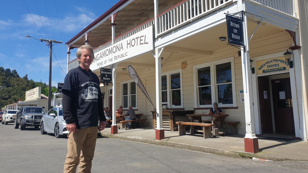 Whangamōmona Hotel co-owner Richard Pratt.