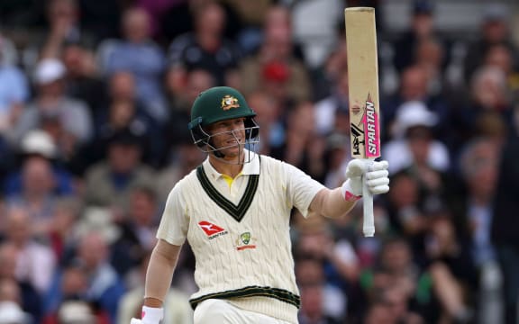 Australian batsman David Warner.