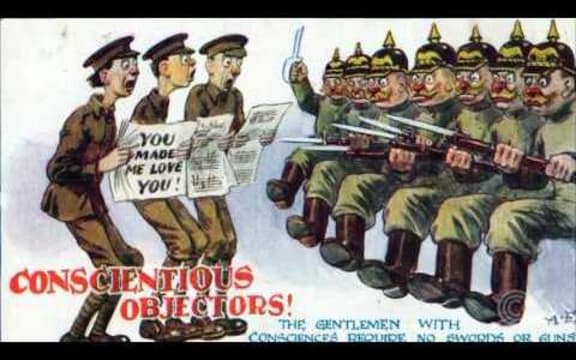 Voices of WW1 objectors 'also needs to be heard': RNZ Checkpoint