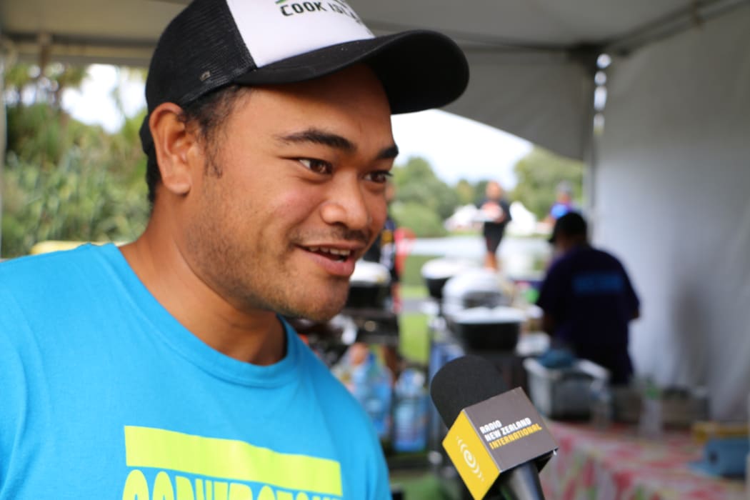 William Nio - Cook Island village at Pasifika Festival 2018