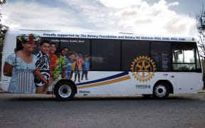 Rarotonga's new mobile health clinic.