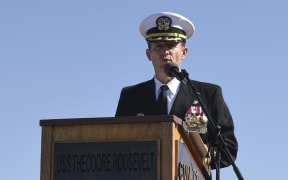 US Navy Captain Brett Crozier