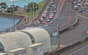 At 12.35pm on Saturday, Waka Kotahi NZTA North and Auckland said southbound delays continued to grow following a crash prior to the Harbour Bridge.