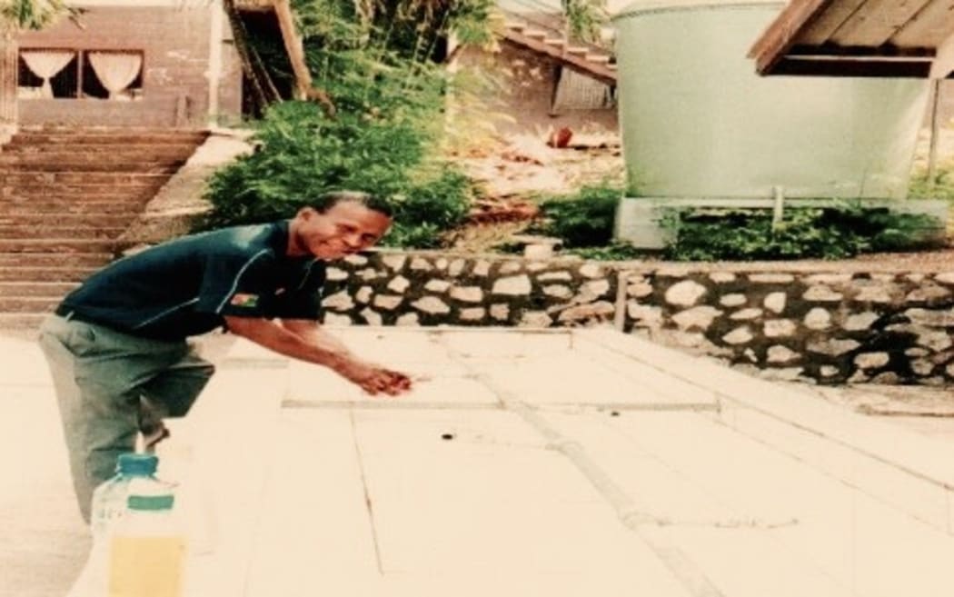 One of the hand washing options PNG schools are advised to install.