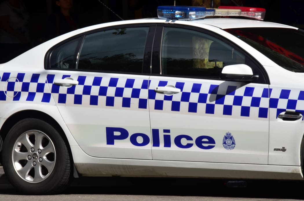 An Australian Federal Police car