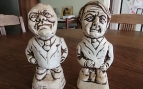 Robert Muldoon and Bill Anderson salt shakers.