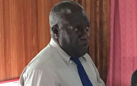 Bougainville's Minister for Peace Agreement Implementation, Albert Punghau