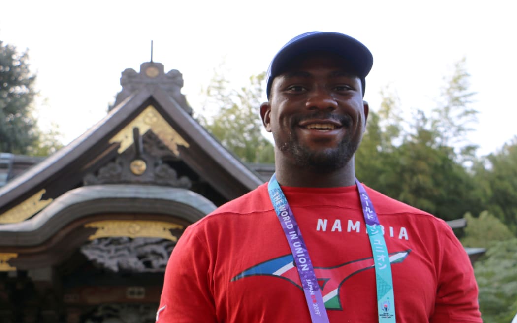 Namibian rugby player Prince Gaoseb