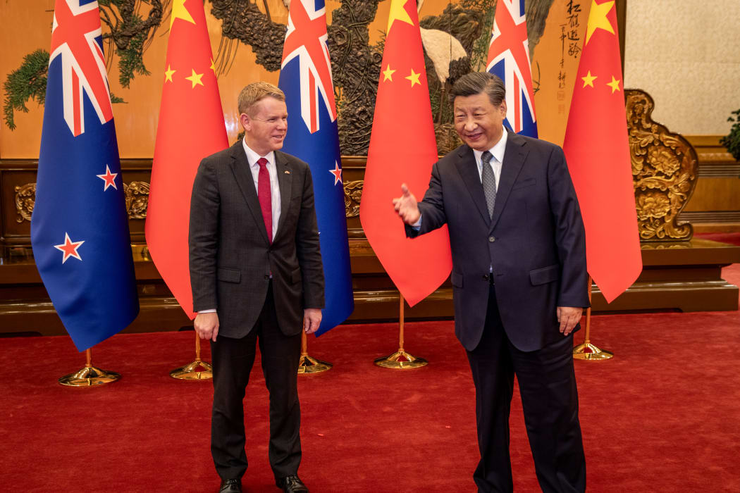 Prime Minister Chris Hipkins is at the World Economic Forum, where he has met with Chinese President Xi Jinping