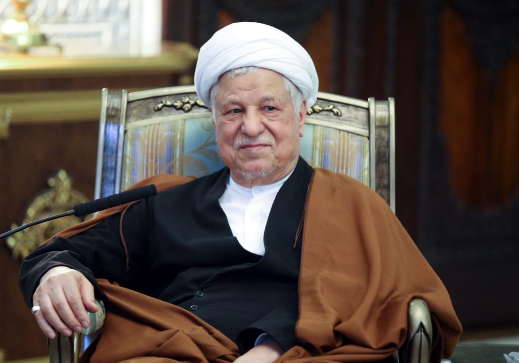 Former Iranian President Akbar Hashemi Rafsanjani in Tehran, Iran on February 27, 2016.