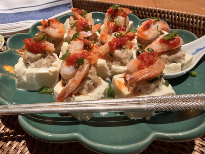 Steamed Chicken and Prawn Tofu with Spicy Sauce recipe | RNZ