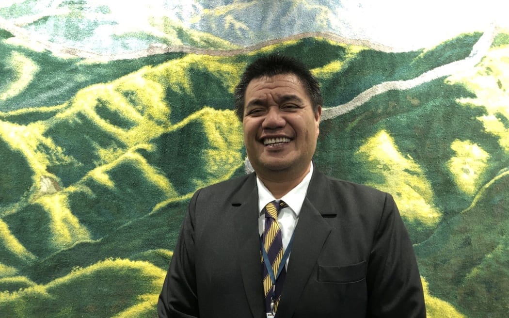 Tuvalu's Minister for Transport, Energy and Tourism, Nielu Mesake
