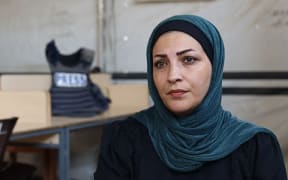 Nour Swiriki says Palestinian journalists feel like they are in a queue to death. (ABC News)