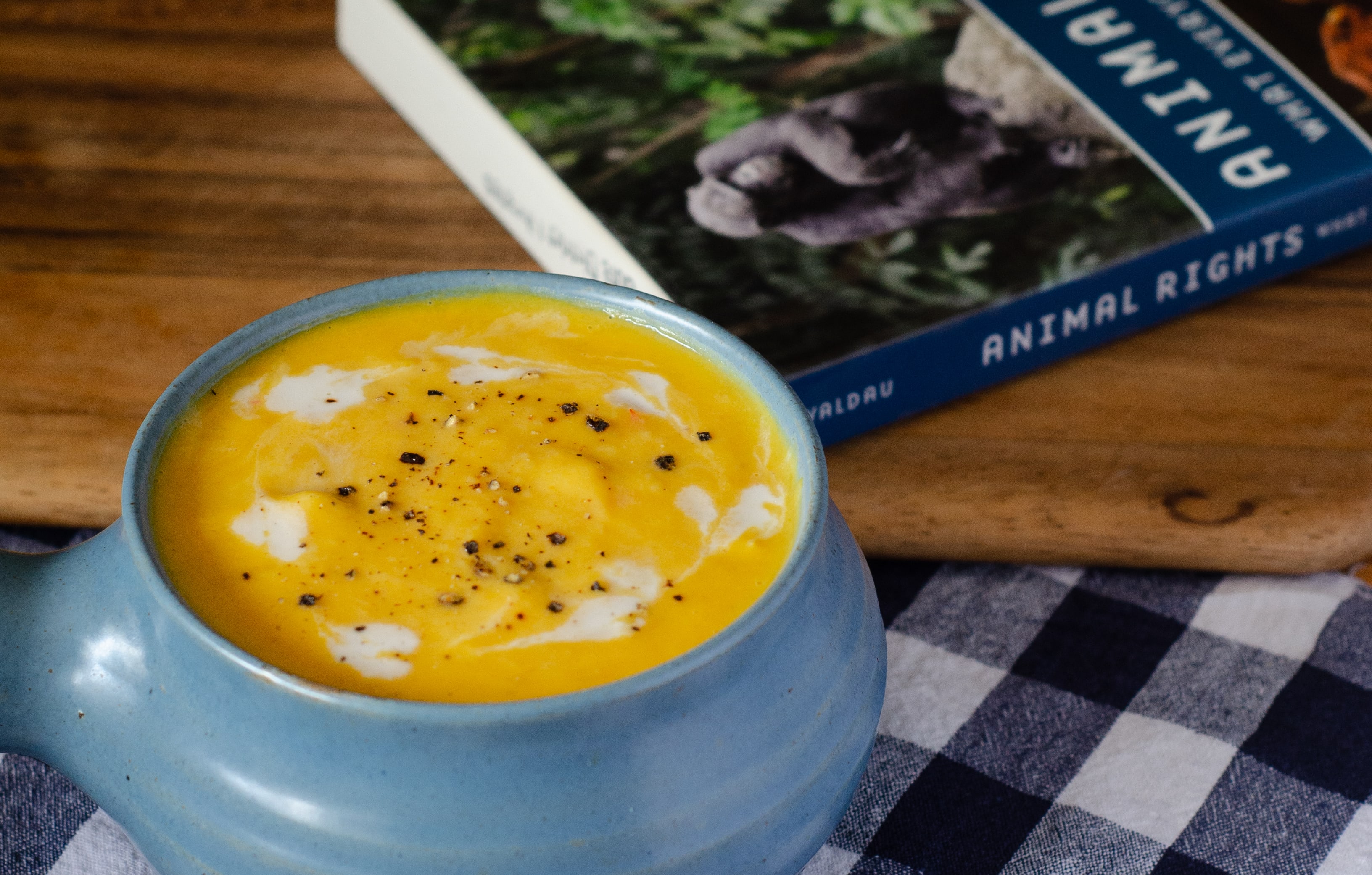 Mother Hubbard’s Creamy Pumpkin Soup  by Jackie Russell