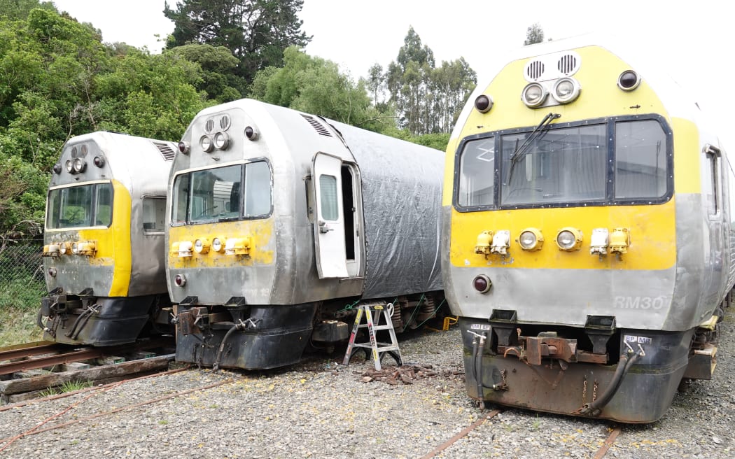 The three Silver Ferns have since last year lived at the Pahīatua Railcar Society’s base.