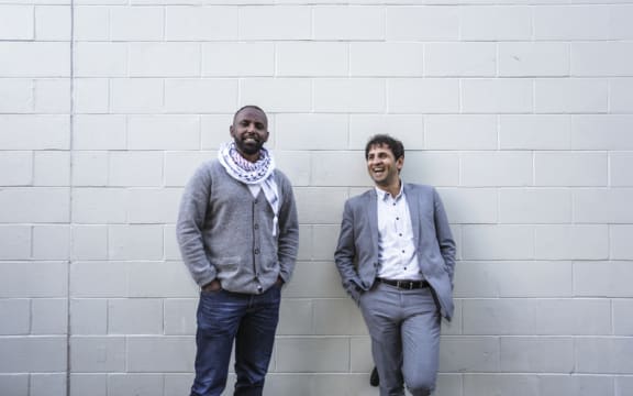 Ibrahim Omer is from Eritrea, East Africa and Ali Mazraeh from Iran, the both resettled in New Zealand in 2009.