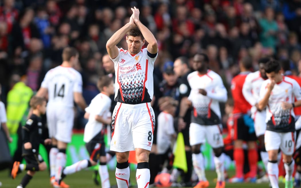 English footballer Steven Gerrard.