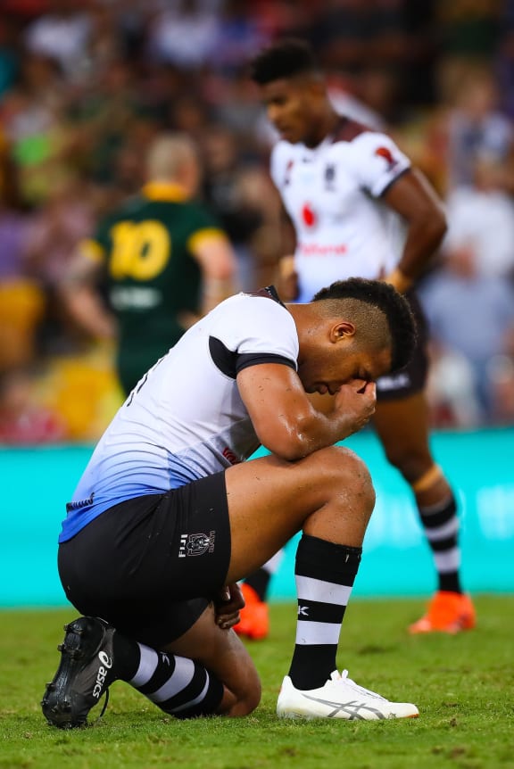 Viliame Kikau reflects following Fiji's World Cup semi final defeat by Australia.
