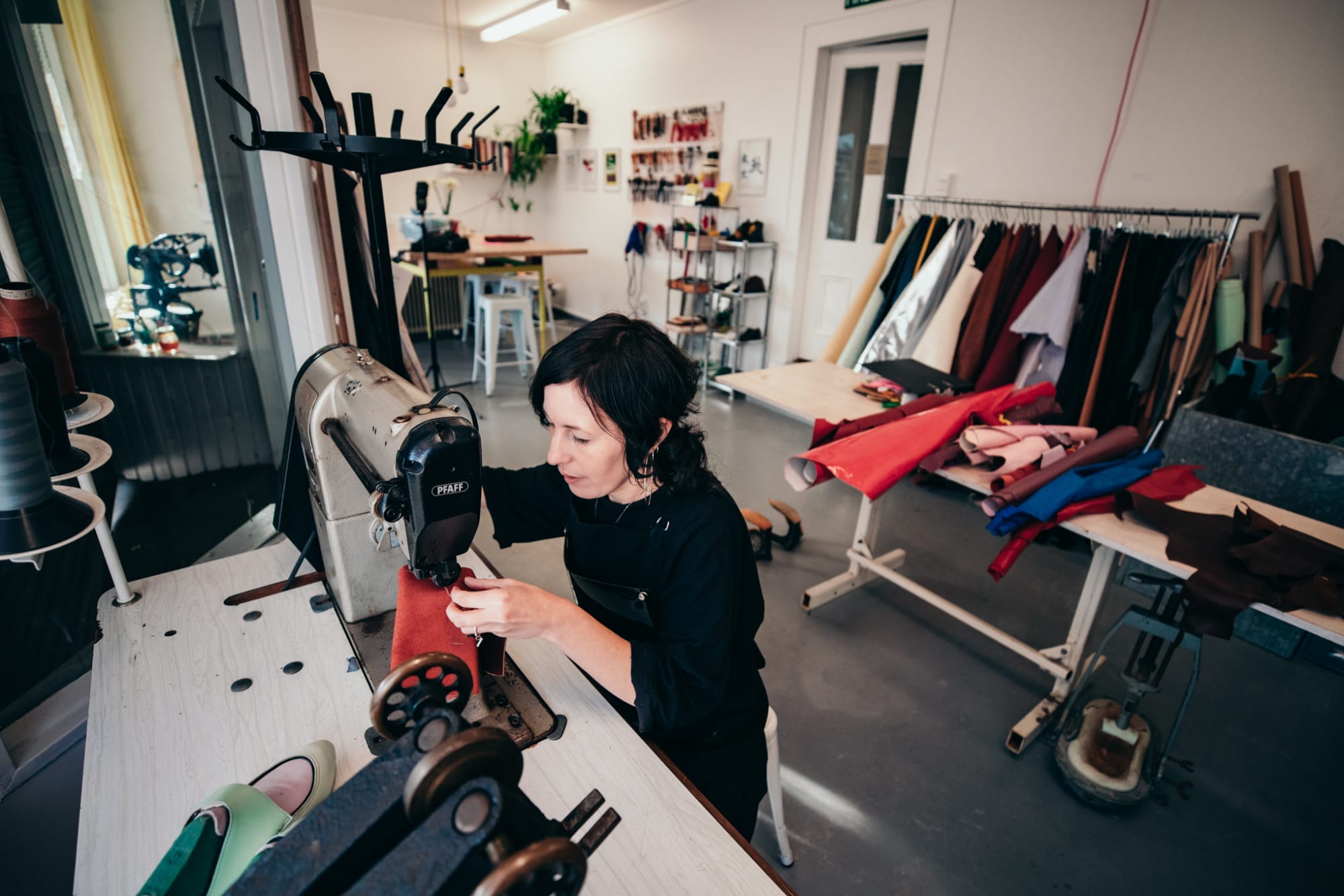 Wellington based shoemaker Lou Clifton.