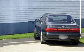 Photo taken by ex cop Roger Stevens of bad parking at Takapuna school