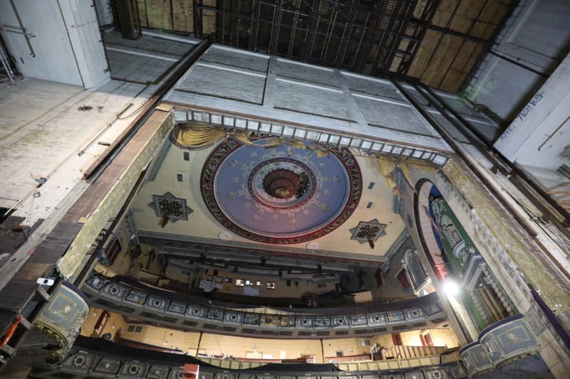 Interior of St James Theatre.