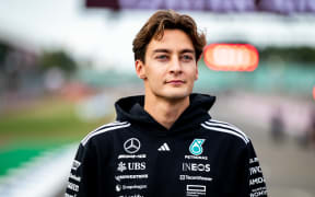 Mercedes driver George Russell.