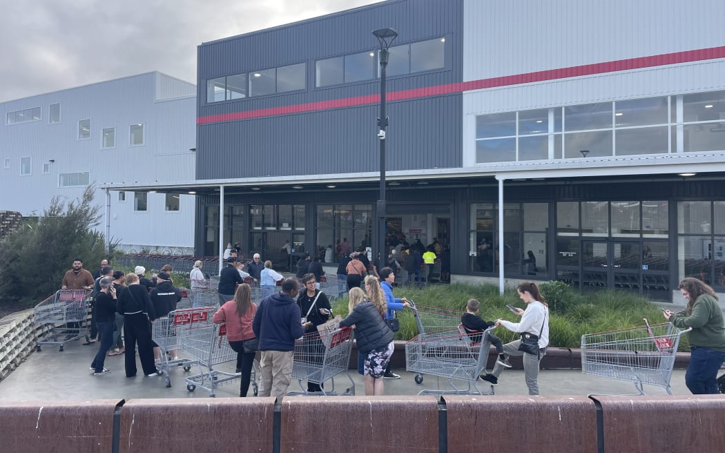 Costco has put limits on the amount of butter customers can buy. People are queueing outside the store for butter.