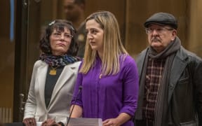 Aya Al-Umari - victim impact statement.

PHOTO: JOHN KIRK-ANDERSON

Sentencing for Brenton Tarrant on 51 murder, 40 attempted murder and one terrorism charge.