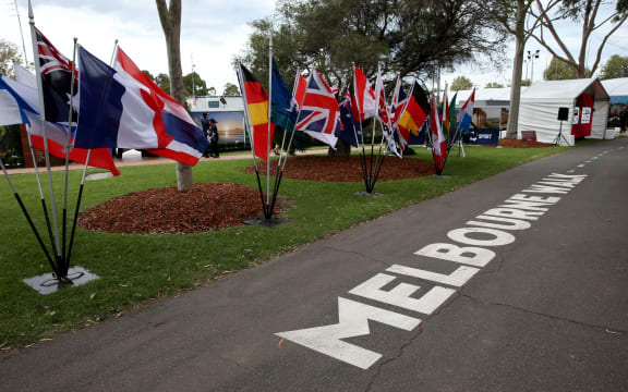 Empty Melbourne Walk. 2020 Formula 1  Australian Grand Prix. Albert Park Circuit, Melbourne.