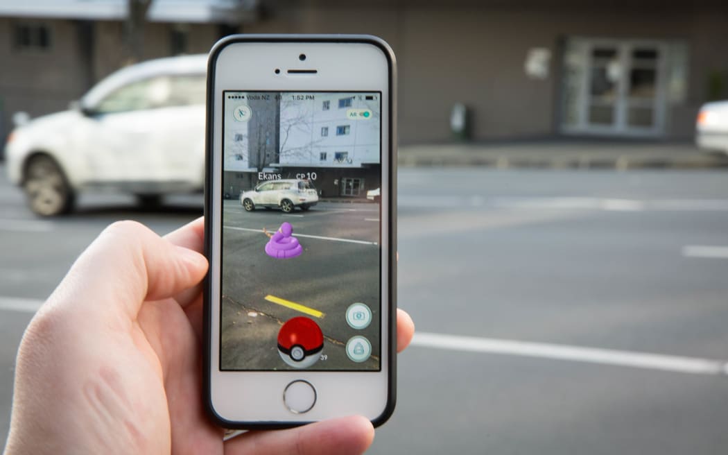Pokemon Go on a mobile