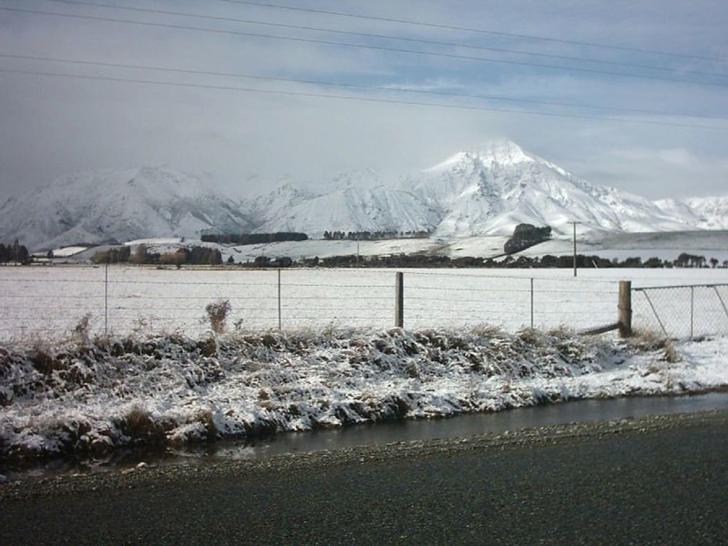 Winter landscape in western Southland