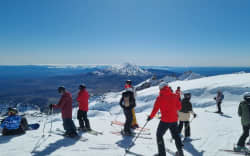 Skiers have flocked to the Whakapapa slopes.