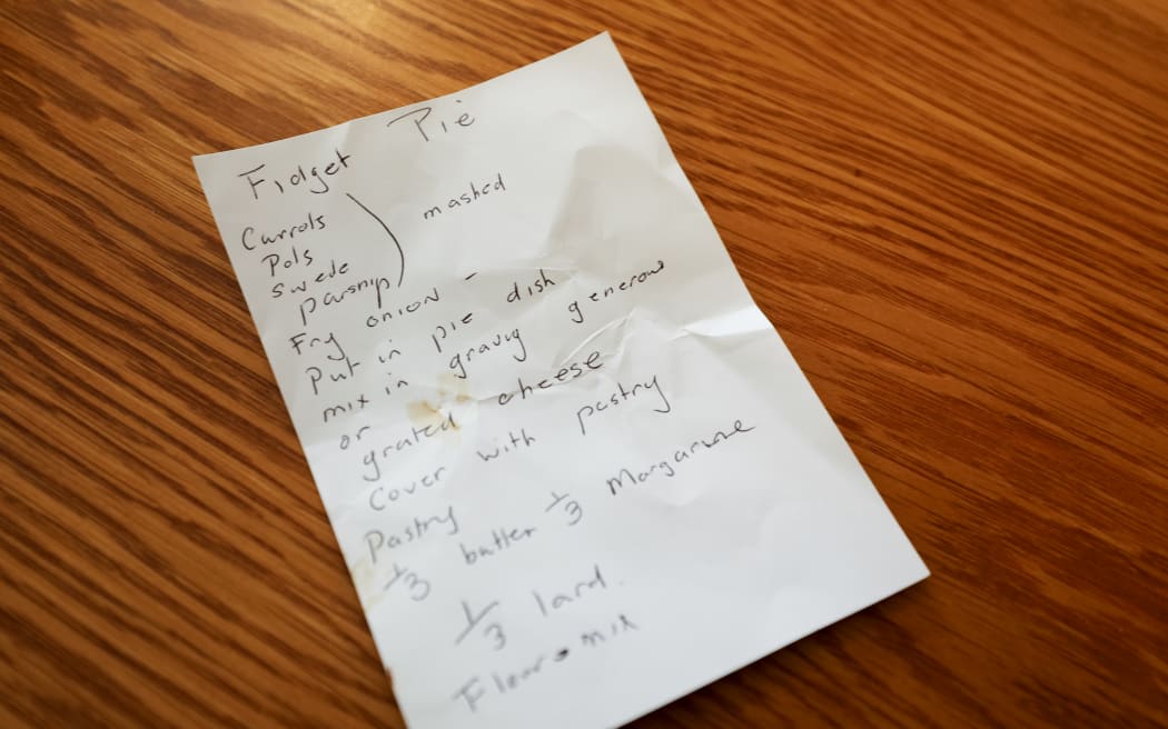 Patricia McFarland's Fidget pie recipe.