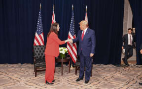 Prime Minister Jacinda Ardern with US President Donald Trump.