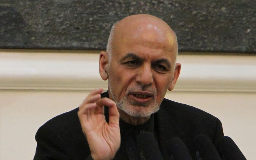 Afghan president Mohammad Ashraf Ghani.