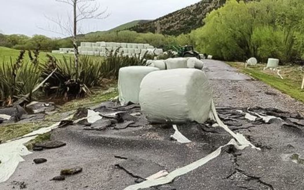 Damage to Otamita Gorge Road caused by the flooding in Southland on 21 and 22 September, 2022.