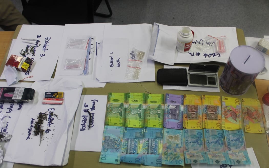 The raid was sparked by reports from the public that drugs were being traded at the market.