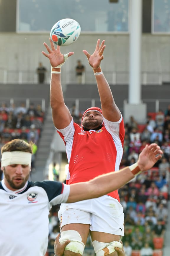 Sione Kalamafoni was also playing his final test for the 'Íkale Tahi.