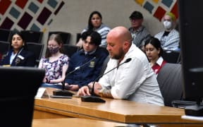Jared Adams is now a regular in council meetings. Photo / Laura Smith